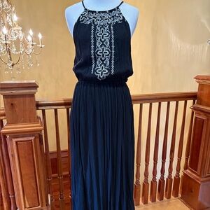 halter top dresses formal Mermaid Halter Neck Corset Pink Prom Dress with Lace Appliques TP1410 Custom Size / Pink main image 1